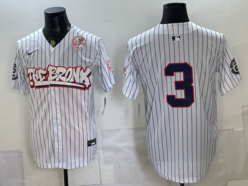 Men 2026 New York Yankees #3 Ruth white Nike MLB Jersey 0716002